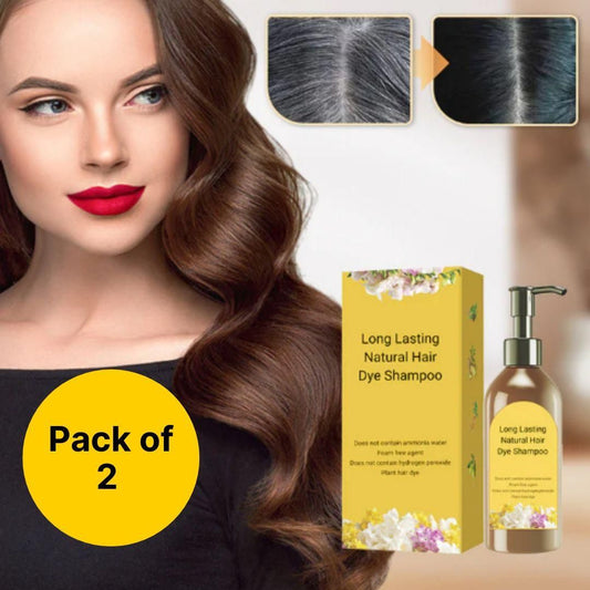 Japanese Long Lasting Natural Hair Dye Shampoo ((Buy 1 Get 1 Free))